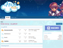 Tablet Screenshot of forum.aruarose.com